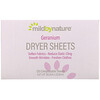 Mild By Nature, Dryer Sheets, Geranium, 120 Compostable Sheets