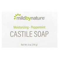 Mild By Nature, Barra de jabón de Castilla, Menta, 141 g (5 oz)