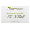 Mild By Nature, Castile Soap Bar, Peppermint, 5 oz (141 g)