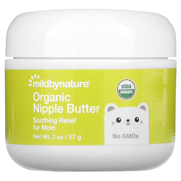 Mild By Nature, Organic Nipple Butter, Bio-Butter für Brustwarzen, 57 g (2 oz.)