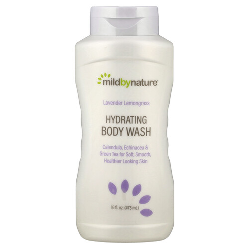 Mild By Nature Hydrating Body Wash, Lavender Lemongrass, 16 fl oz (473 ml)