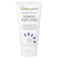 Mild By Nature, Hydrating Body Lotion, Lavender Lemongrass, 2.5 fl oz (74 ml)