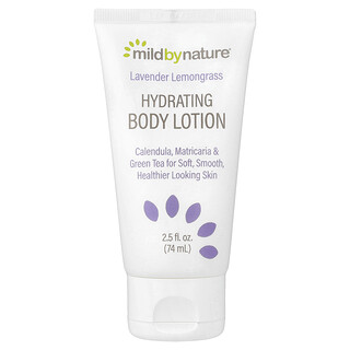Mild By Nature, Hydrating Body Lotion, Lavender Lemongrass, 2.5 fl oz (74 ml)