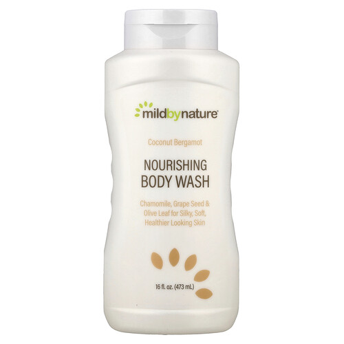 Mild By Nature, Nourishing Body Wash, nährendes Duschgel, Kokosnuss-Bergamotte, 473 ml (16 fl. oz.)
