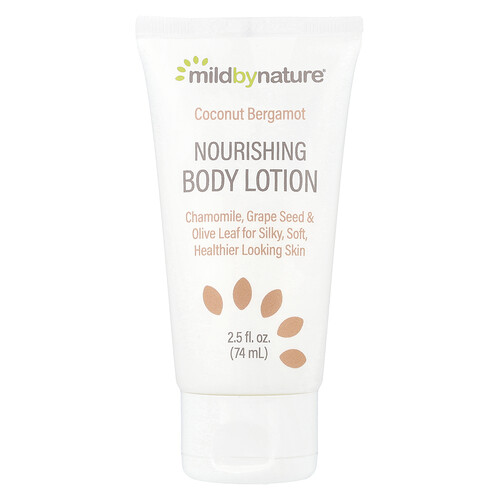 Mild By Nature, Nährende Körperlotion, Kokosnuss-Bergamotte, 74 ml