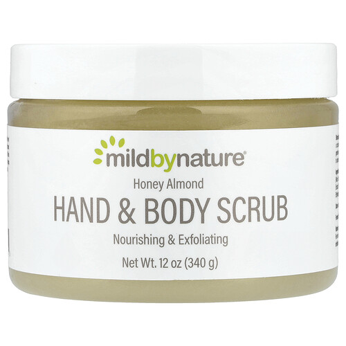 Mild By Nature Hand & Body Scrub, Honey Almond, 12 oz (340 g)