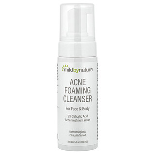 Mild By Nature, Acne Foaming Cleanser, 5.5 fl oz (162 ml)