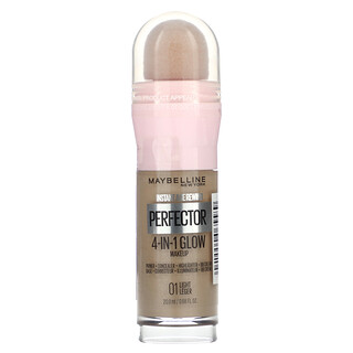 Maybelline, Instant Age Rewind，Perfector 4 合 1 光泽彩妆，01 浅色，0.68 液量盎司（20 毫升）