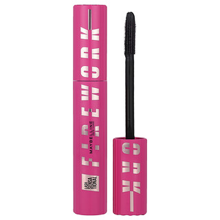 Maybelline, Lash Sensational, Máscara de pestañas, Fuegos artificiales, 802 Blackest Black, 10 ml (0,33 oz. líq.)