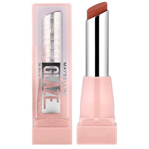 Maybelline Lifter Glaze Oil Balm, 006 Caramel Glow, 0.1 oz (2.8 g)