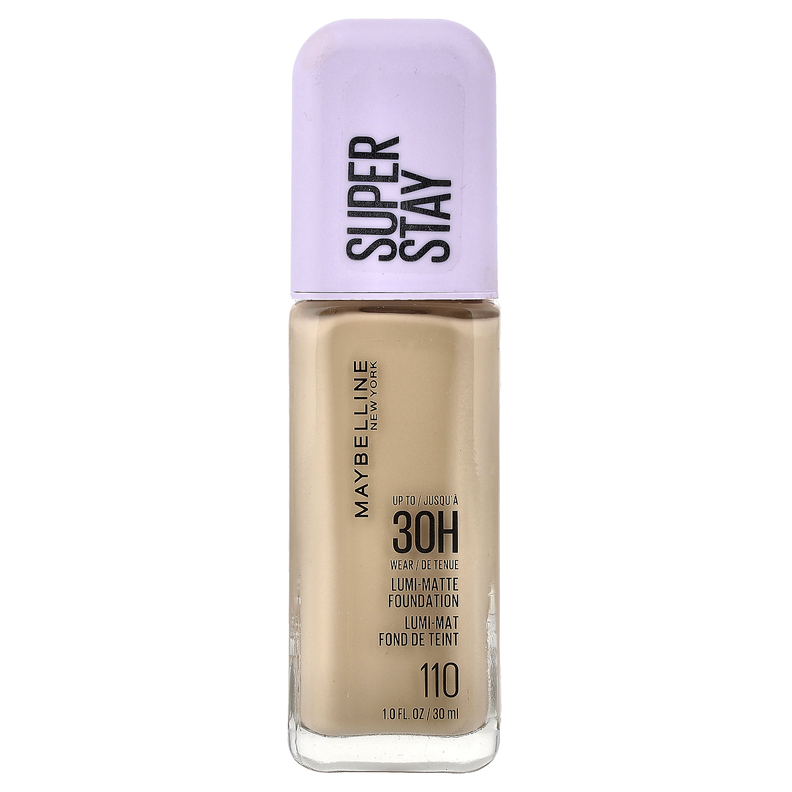 Maybelline (메이블린), 슈퍼 스테이, 루미-매트 파운데이션, 110, 30ml(1fl oz)