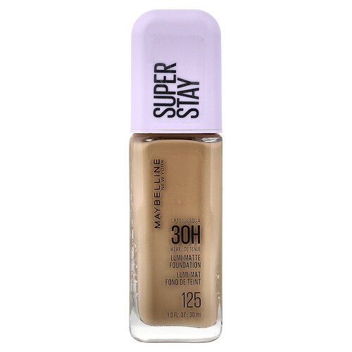 Maybelline, Super Stay, Lumi-Matte Foundation, 125, 1 fl oz (30 ml)