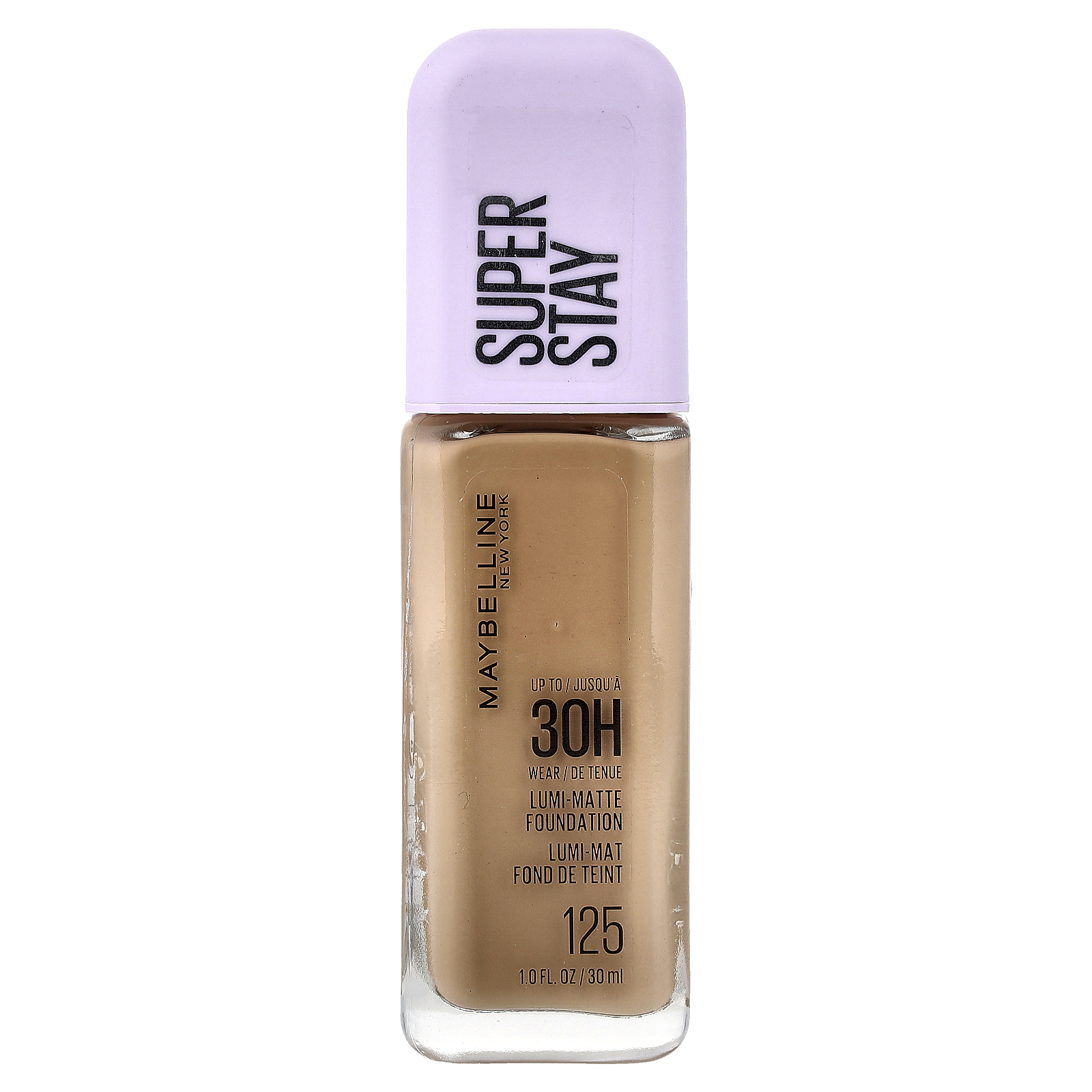 Maybelline (메이블린), 슈퍼 스테이, 루미-매트 파운데이션, 125, 30ml(1fl oz)