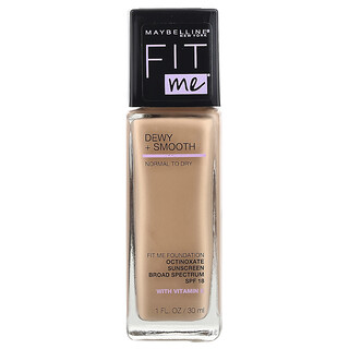 Maybelline, Fit Me®, Base de maquillaje húmeda y suave, 115 Ivory, 30 ml (1 oz. líq.)