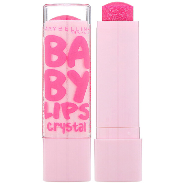 Maybelline, Baby Lips Crystal, Moisturizing Lip Balm, 140 Pink Quartz, 0.15 oz (4.4 g) iHerb