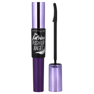 Maybelline, The Falsies™，Push Up Angel™ 睫毛膏，501 全黑，0.33 液量盎司（9.8 毫升）
