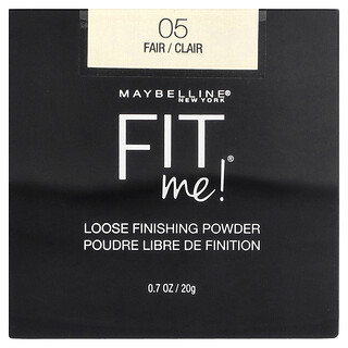 Maybelline, Fit Me!®, Polvos sueltos para dar un toque de acabado, 05 Marrón claro, 20 g (0,7 oz)