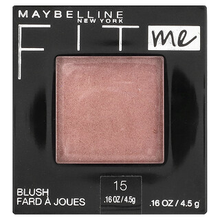 Maybelline, Fit Me, Blush, Rouge, 15 Nude, 4,5 g (0,16 oz.)