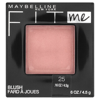 Maybelline, Fit Me, Allık, 25 Pembe, 0,16 oz (4,5 g)