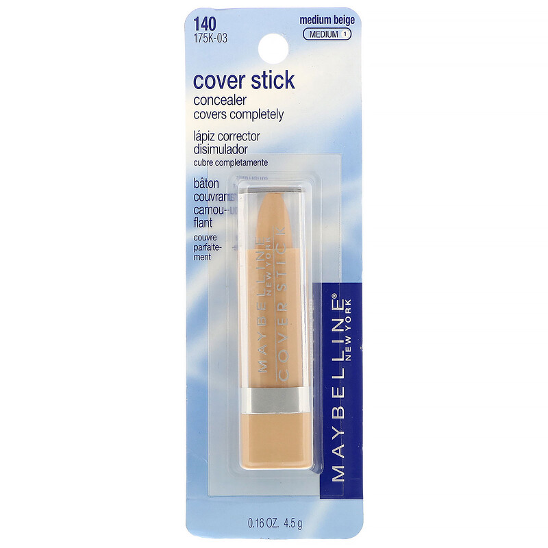 Maybelline Cover Stick Concealer 140 Medium Beige 016 Oz 45 G Iherb 9873