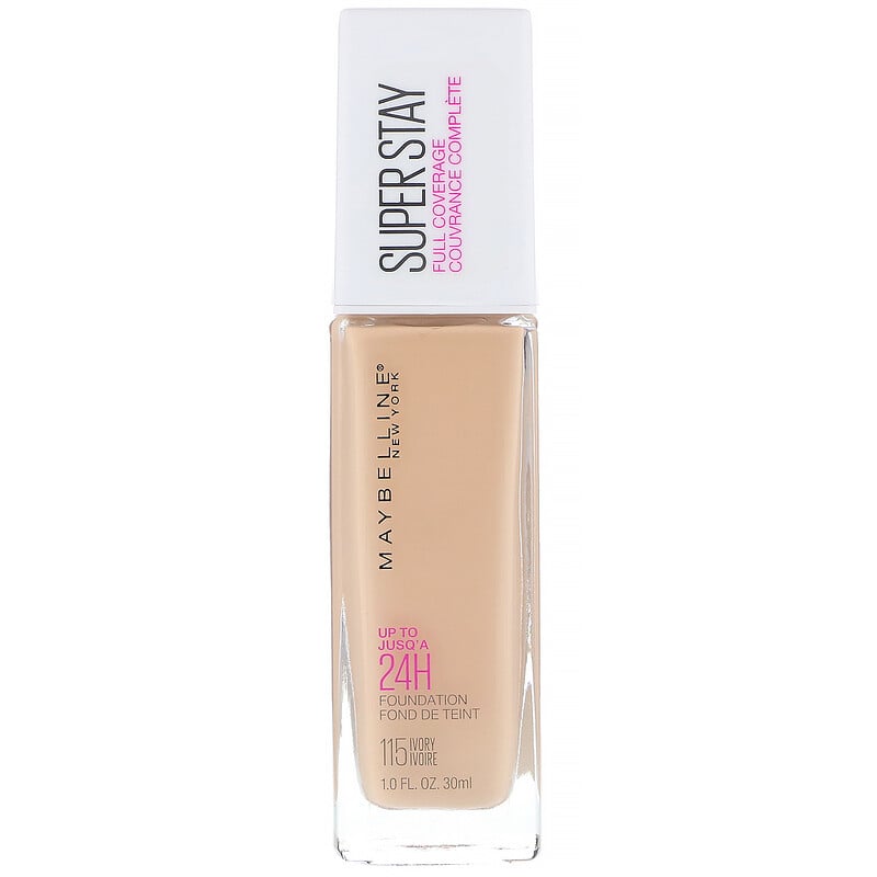 Maybelline Super Stay Full Coverage Foundation 115 Ivory 1 Fl Oz 30 Ml Iherb