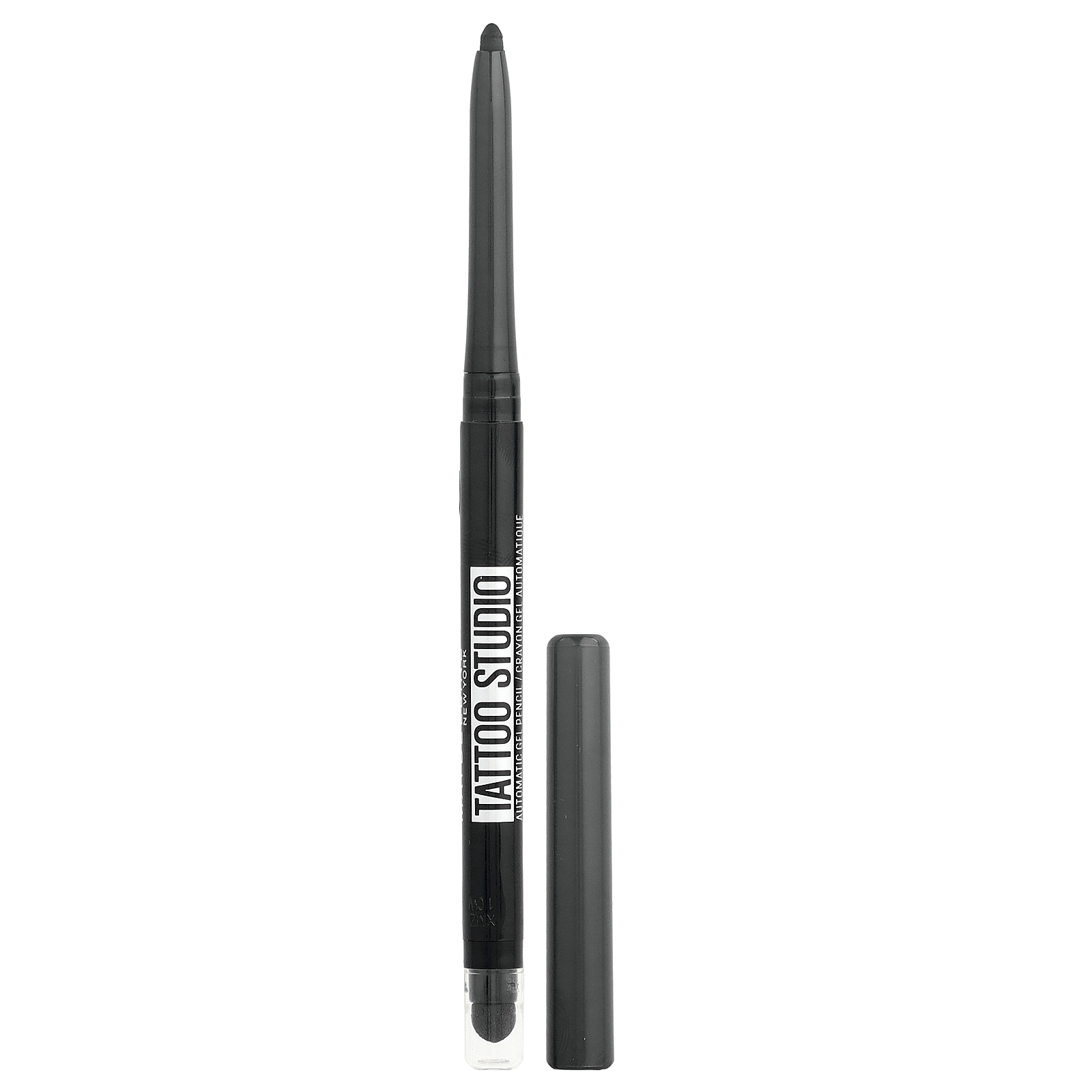 Maybelline (메이블린), 문신스타디움,오토매틱젤펜슬 아이라이너, 010 피치 블랙, 280mg(0.01oz)