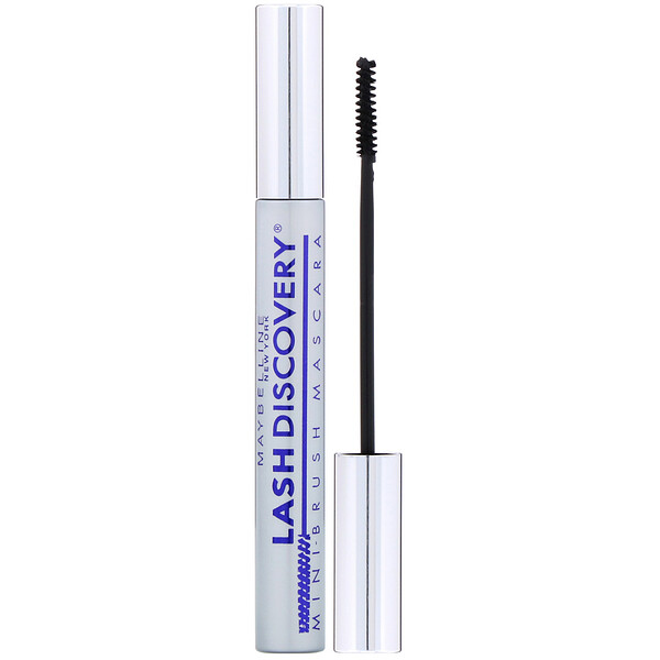 Maybelline‏, מסקרה מסדרת Lash Discovery, שחור מאוד, 4.7 מ"ל (0.16 אונקיות נוזל)