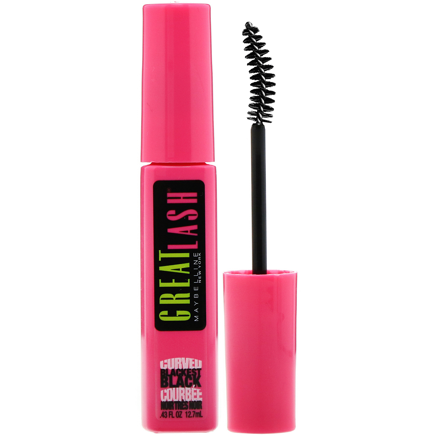 Maybelline Great Lash Curved Brush Mascara 120 Blackest Black 0 43 Fl Oz 12 7 Ml Iherb
