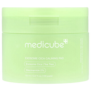 Medicube, Exosome Cica Calming Pad, beruhigende Pads, 100 Pads, 150 ml (5,07 fl. oz.)