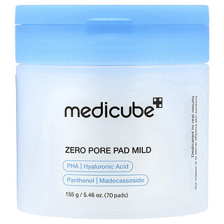 Medicube, Zero Pore Pad Mild, Zero Pore Pad Mild, Null-Poren-Pad, 70 Pads, 155 g (5,46 oz.)