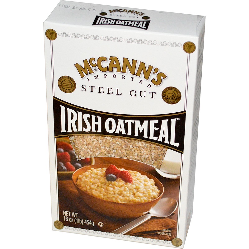 McCann’s Irish Oatmeal, Steel Cut Oats, 16 oz (454 g) - iHerb