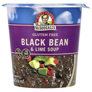 Dr. McDougall's, Glutenvrije zwarte bonen-limoensoep, 95 g