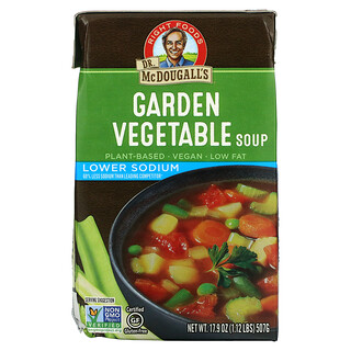 Dr. McDougall's, Lower Sodium Garden Vegetable Soup, 17.9 oz (507 g)