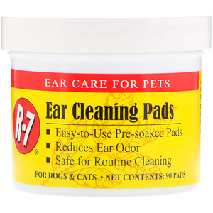 Отзывы о Miracle Care, Ear Cleaning Pads, For Dogs & Cats, 90 Pads