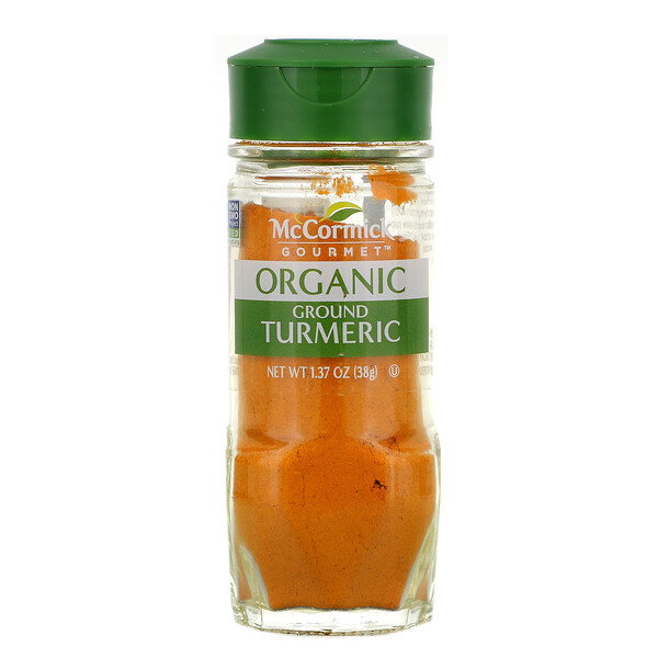 McCormick Gourmet‏, Organic, Ground Turmeric, 1.37oz (38 g)