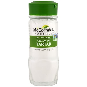 Отзывы о МакКормик Гурмэ, All Natural, Cream of Tartar, 2.62 oz (74 g)