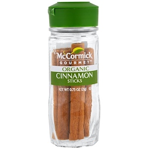 Отзывы о МакКормик Гурмэ, Organic, Cinnamon Sticks, 0.75 oz (21 g)