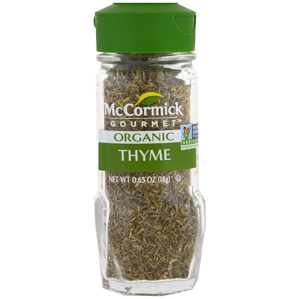 McCormick Gourmet, Organic, Thyme, 0.65 Oz (18 G) - IHerb