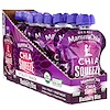 Mamma Chia, オーガニックチアスクイーズバイタリティスナック, ブラックベリーブリス, 8 袋, 各3.5 oz (99 g)