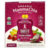 Mamma Chia, Organic Chia Squeeze, Vitality Snack, Strawberry Banana, 4 Squeezes, 3.5 oz (99 g) Each