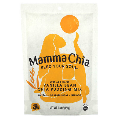 

Mamma Chia Смесь для пудинга с чиа ваниль 150 г (5 3 унции)