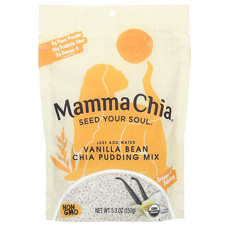 Mamma Chia‏, مزيج بودينج الشيا ، حبوب الفانيليا ، 5.3 أونصة (150 جم)