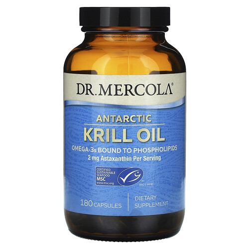 Dr. Mercola Dr. Mercola, Antarctic Krill Oil, 180 Capsules