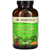 Dr. Mercola, цельнопищевые мультивитамины и жизненно важные минералы, 240 таблеток
