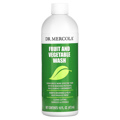 

Dr. Mercola Средство для мытья фруктов и овощей 473 мл (16 жидк. унций)