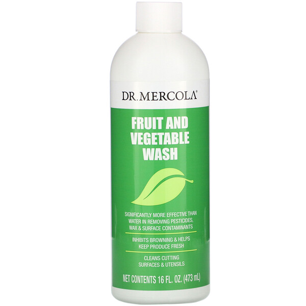 Dr. Mercola‏, שטיפת פירות ויריקות, 16 fl oz (473 מ"ל)