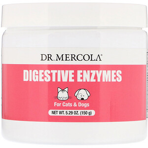 Отзывы о ДР. Меркола, Digestive Enzymes, For Cats & Dogs, 5.29 oz (150 g)