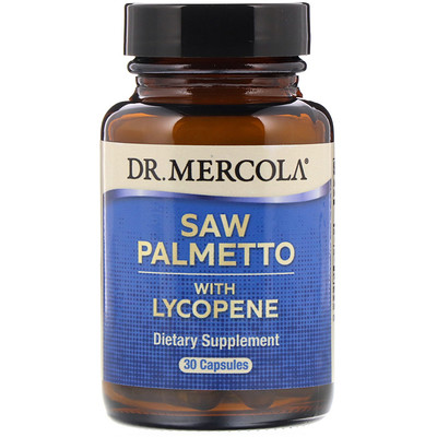 Dr. Mercola Пальметто и Ликопен, 30 капсул
