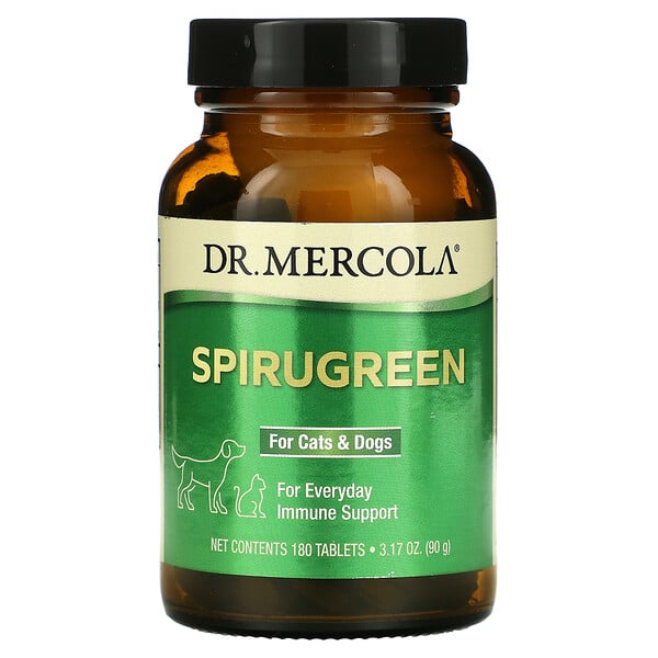 SpiruGreen, For Cats & Dogs, 180 Tablets