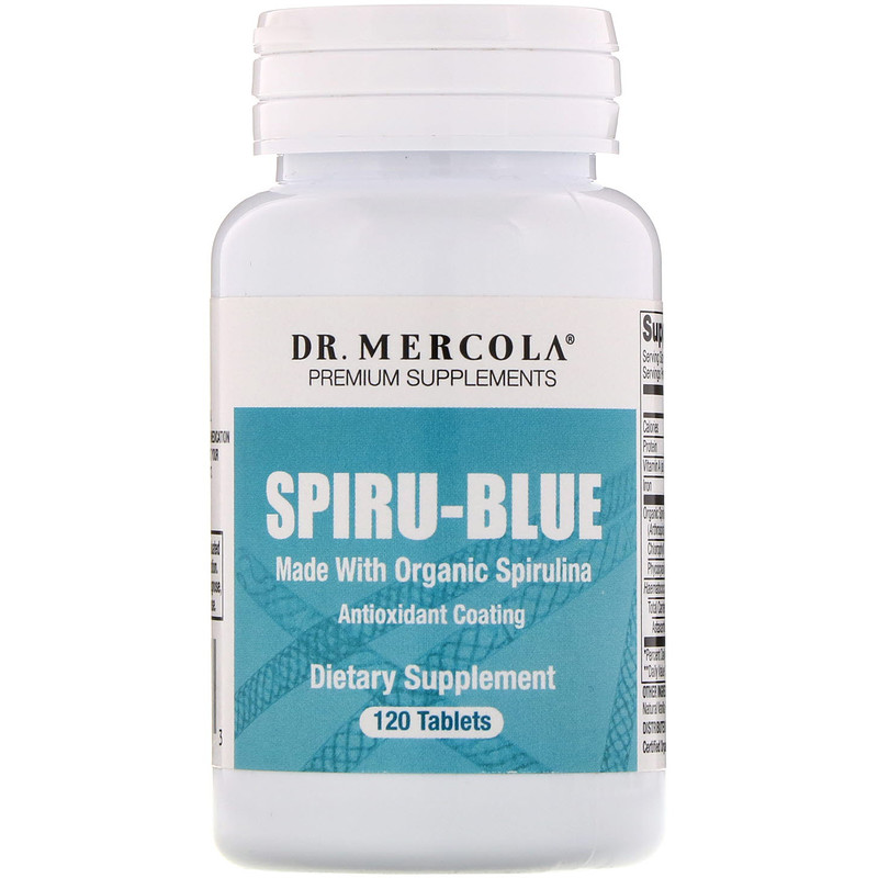 Dr. Mercola, SpiruBlue, with Antioxidant Coating, 120 Tablets iHerb